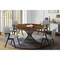 Armen Living Cirque and Varde 5 Piece Walnut Round Dining Set SETCQDIWA5A - alternate 7